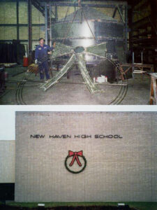 New Haven High School Wreath