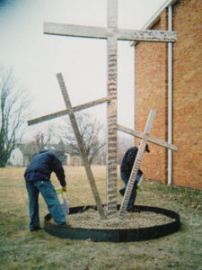 Steel Cross Installation